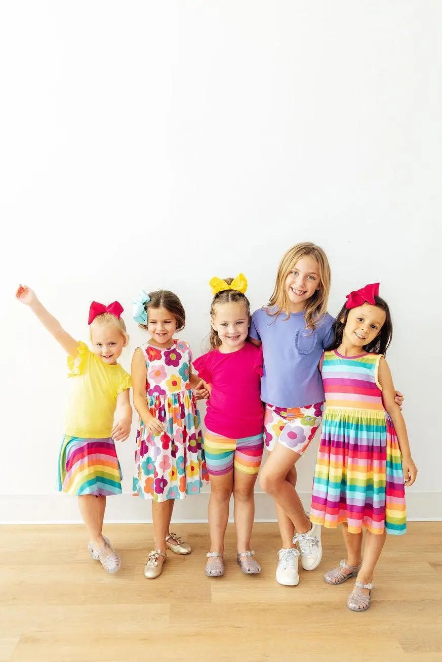 Mila & Rose ® High Waisted Twirl Shorts for Mixing & Matching, School or Play -