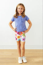 Mila & Rose ® Cheerful Blooms Twirl Shorts - 