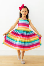 Mila & Rose ® Cheerful Stripes Tank Twirl Dress - 