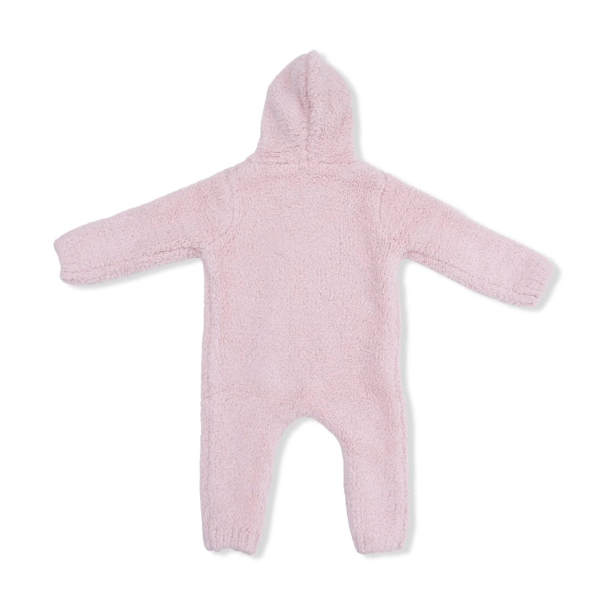 Angel Dear Chenille - Blush Hooded Romper - 
