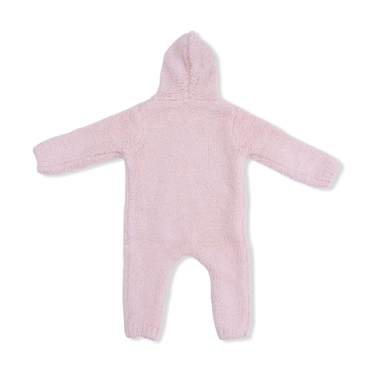 Angel Dear Chenille - Blush Hooded Romper - 