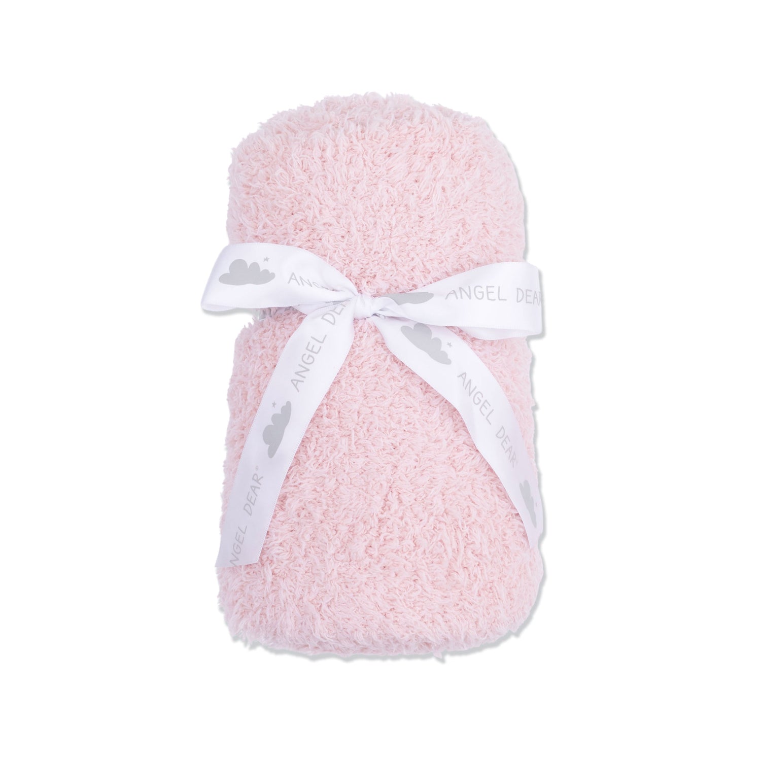 Angel Dear Chenille - Blush Stroller Blanket