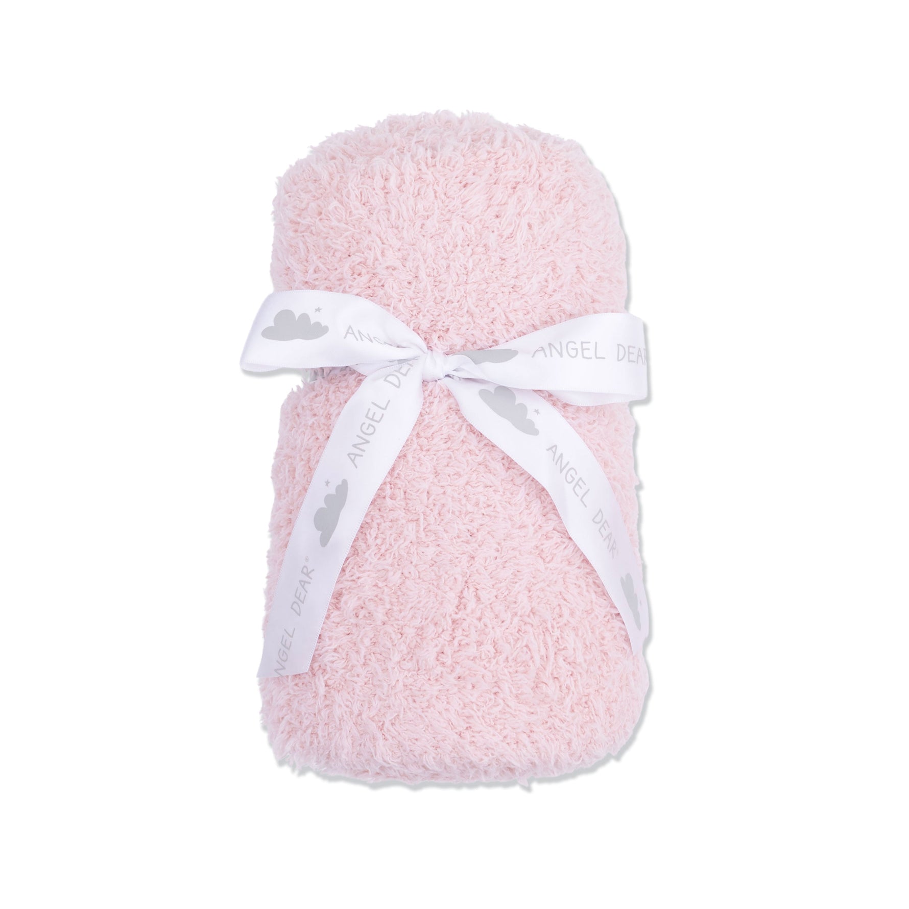 Angel Dear Chenille - Blush Stroller Blanket