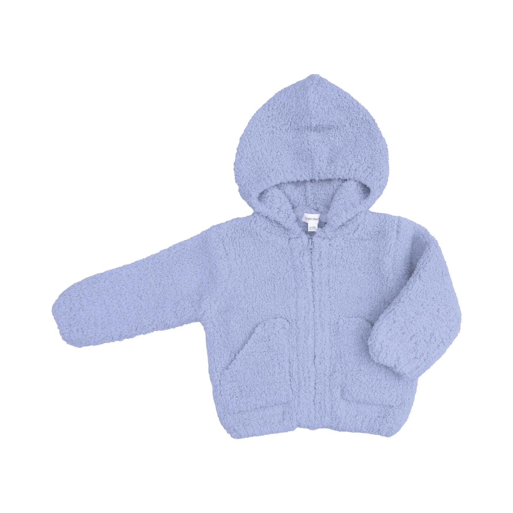 Chenille - Dusty Blue Hooded Jacket - Blue, Sleeve, Baby & Toddler Clothing, White, Textile | Everetts Place