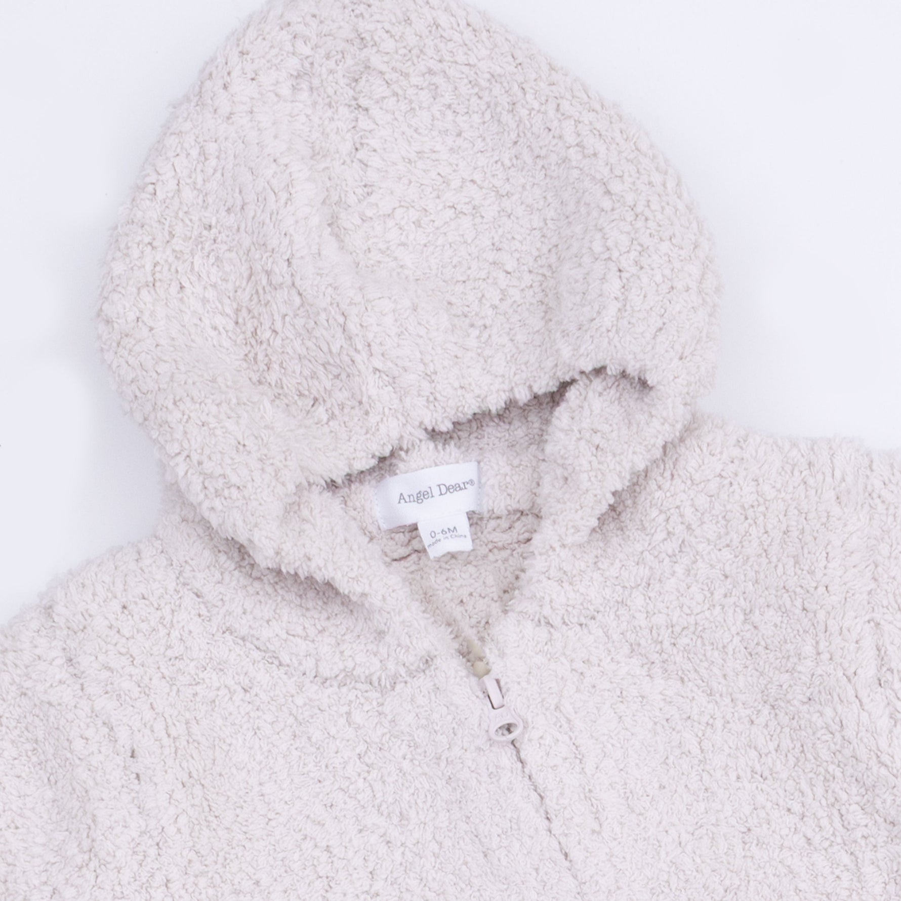 Angel Dear Chenille - Natural Hooded RomperEveretts Place