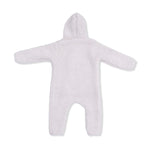 Angel Dear Chenille - Natural Hooded Romper - 