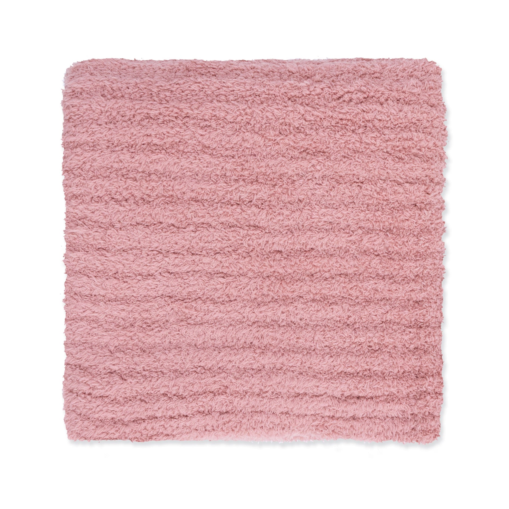 Angel Dear Chenille - Rose Blanket with Striped Texture