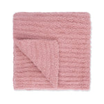 Angel Dear Chenille - Rose Blanket with Striped Texture