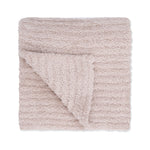 Angel Dear Chenille - Stone Blanket with Striped Texture