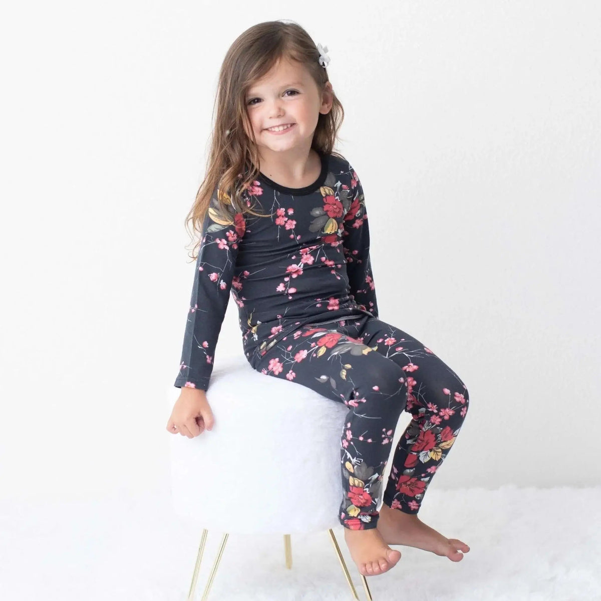 Bestaroo Cherry Blossom Black Pajama - 