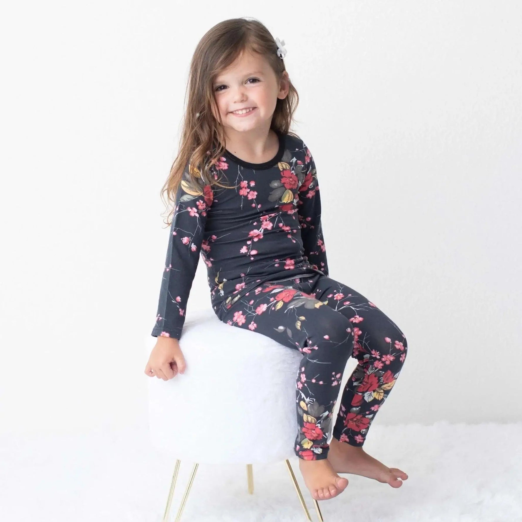 Bestaroo Cherry Blossom Black Pajama - 
