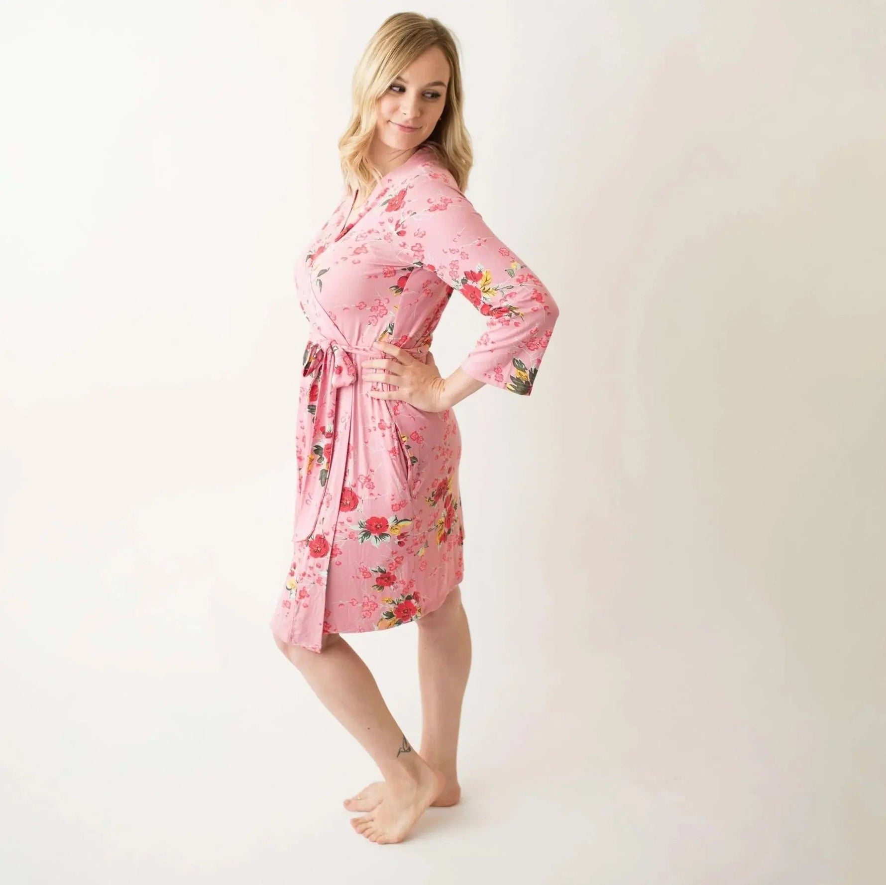 Bestaroo Cherry Blossom Rose Robe - 