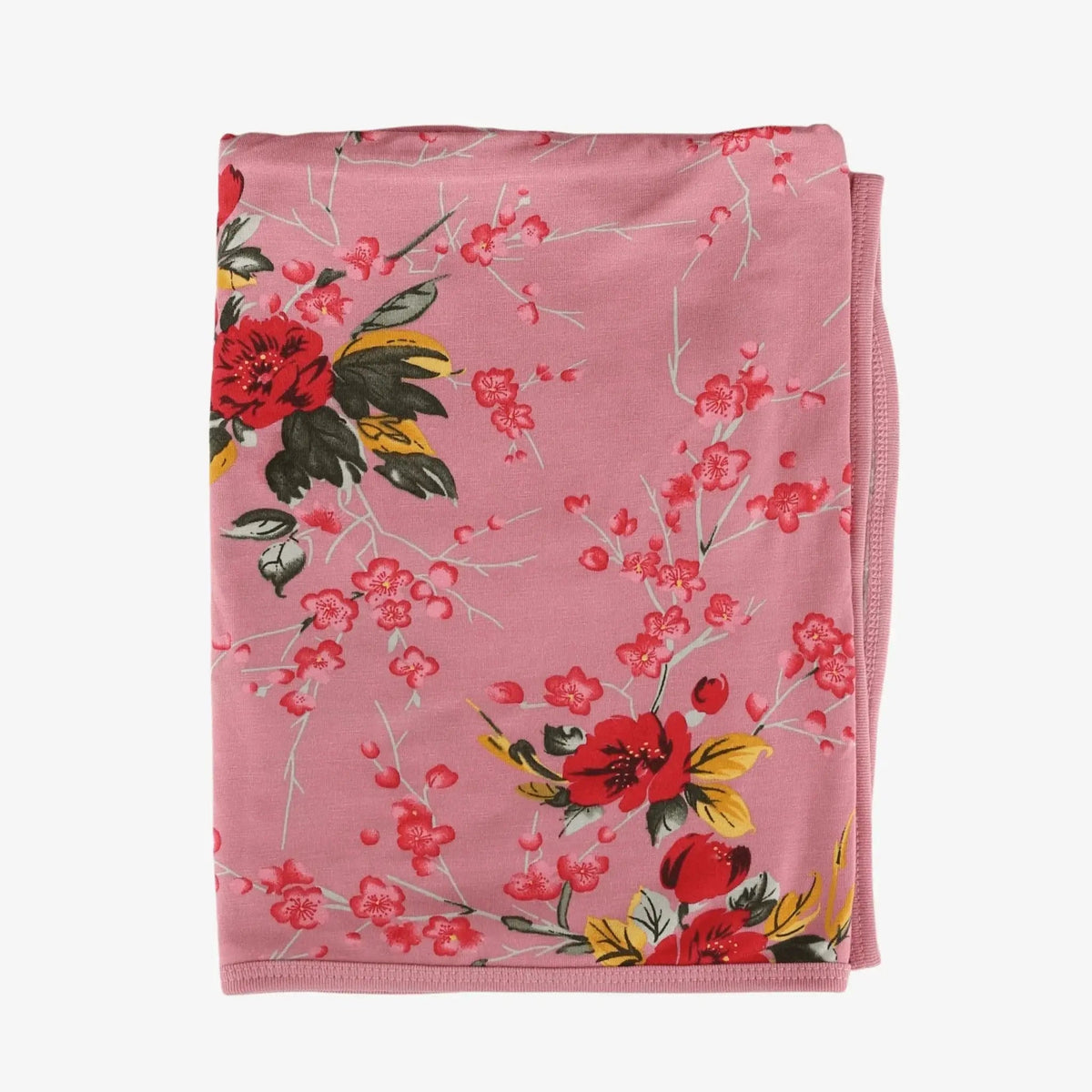 Bestaroo Cherry Blossom Rose Swaddle Blanket For Baby Everyday Use - 