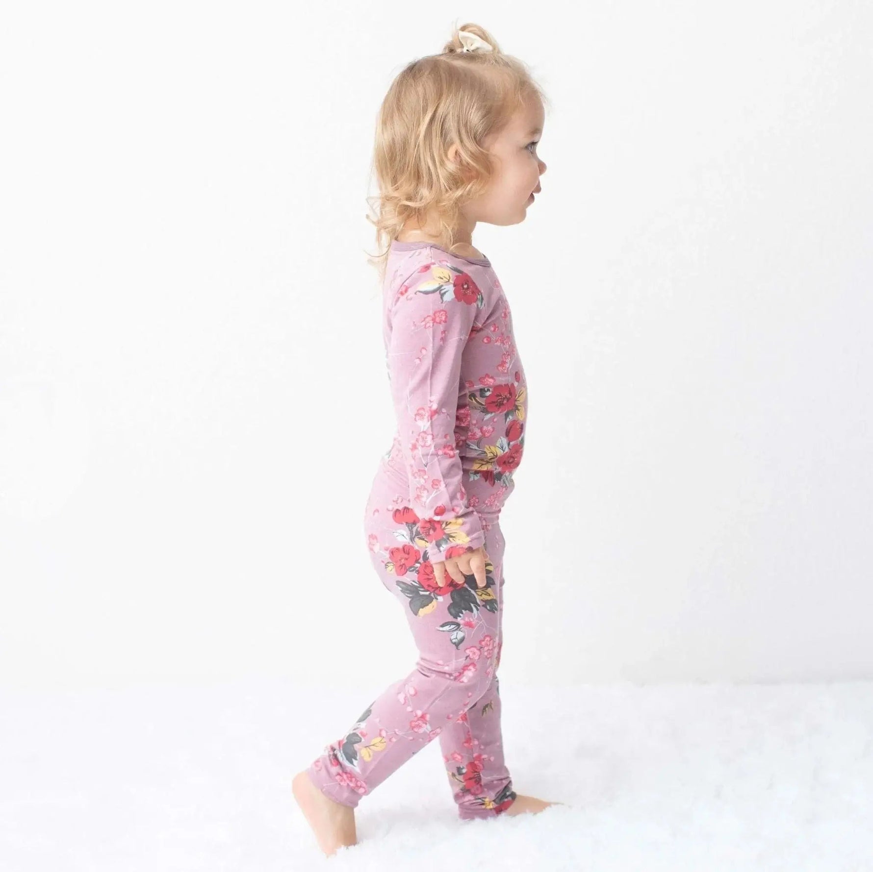 Cherry Blossom Twilight Mauve Pajama - Pink, Child, Baby & Toddler Clothing, Purple, Toddler | Everetts Place