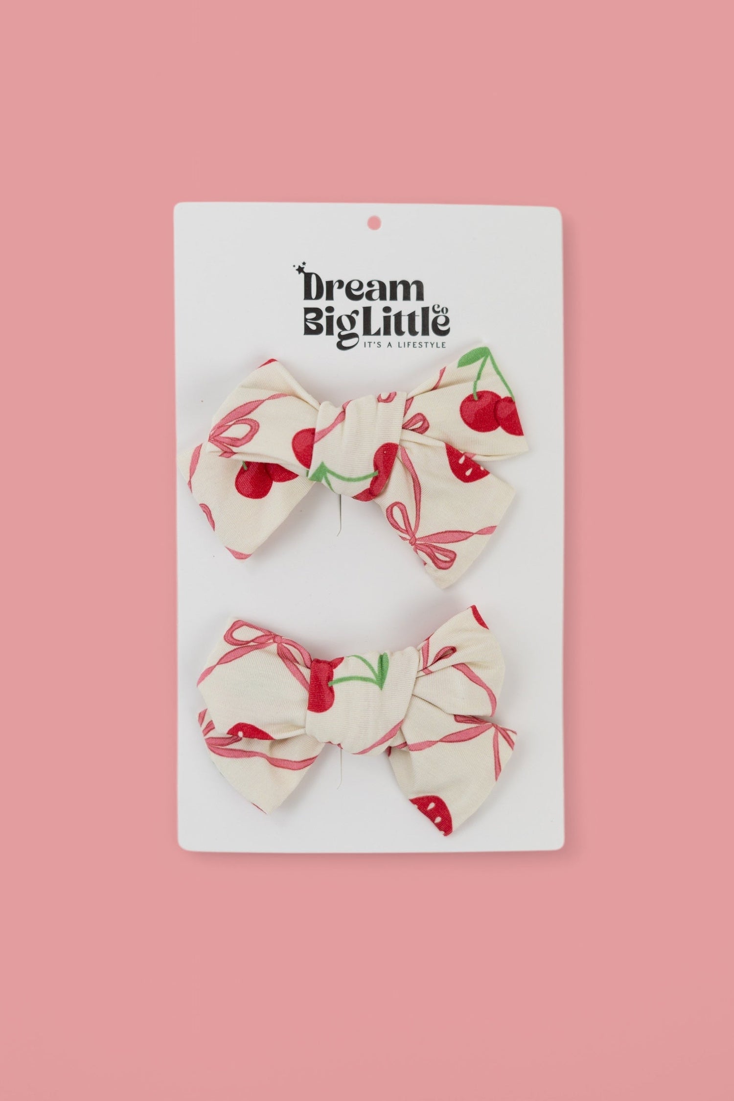 DREAM BIG LITTLE CO CHERRY BOW BERRY DREAM BOW HAIR CLIPSEveretts Place