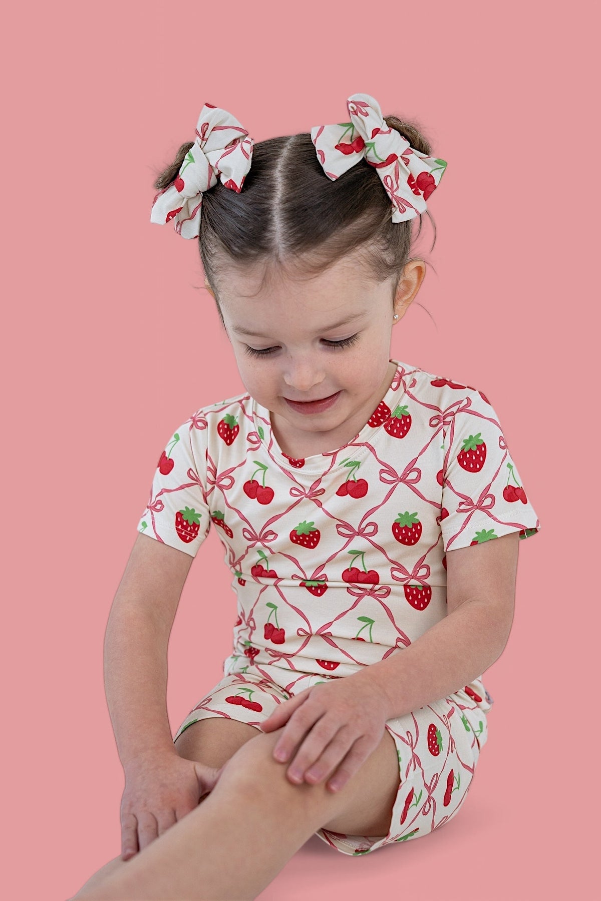 DREAM BIG LITTLE CO CHERRY BOW BERRY DREAM BOW HAIR CLIPSEveretts Place