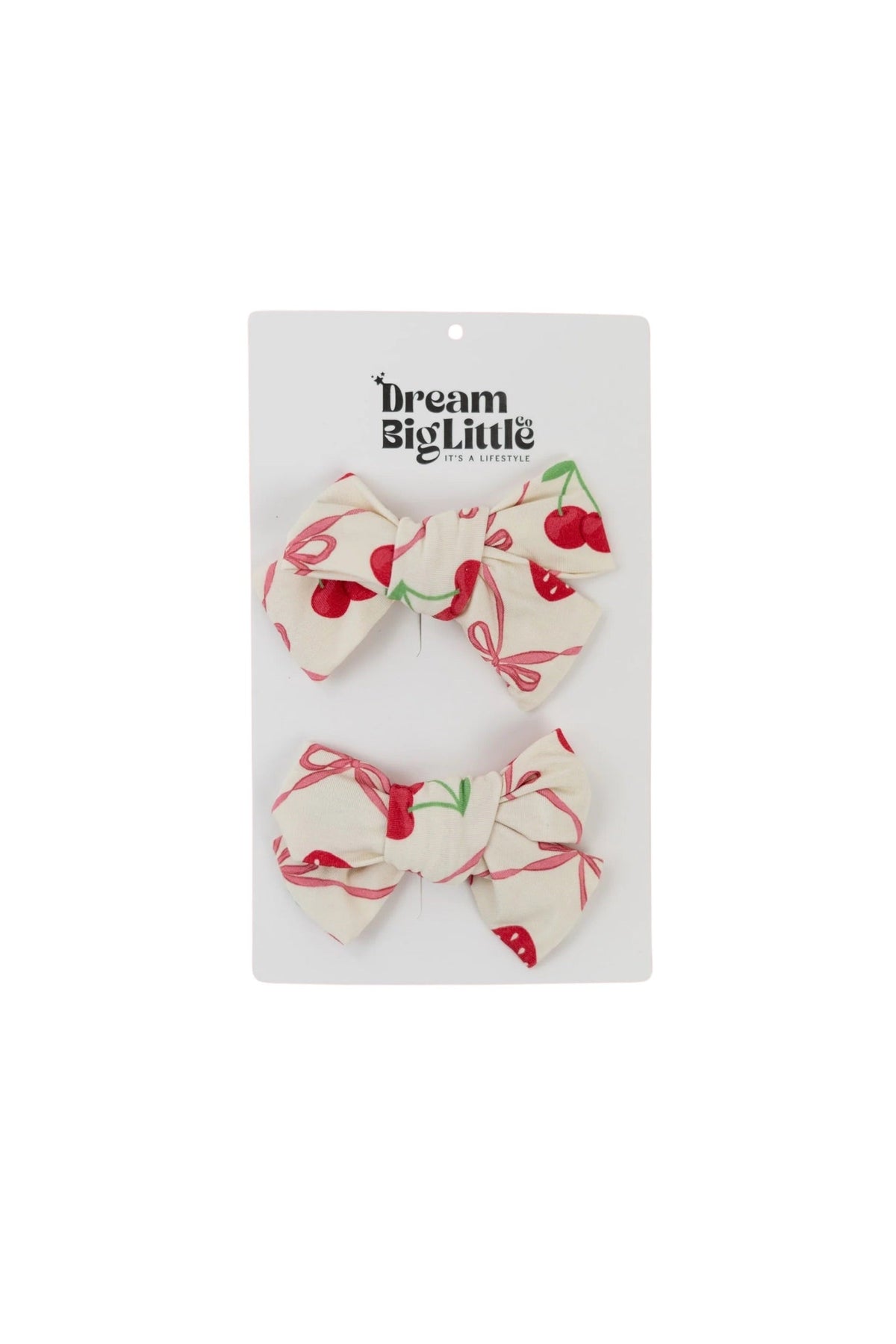 DREAM BIG LITTLE CO CHERRY BOW BERRY DREAM BOW HAIR CLIPSEveretts Place