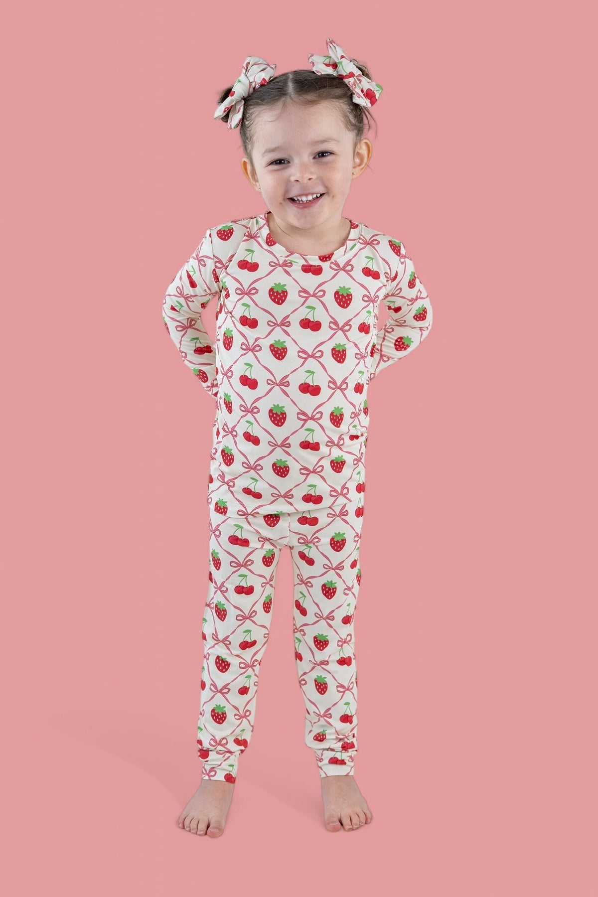 DREAM BIG LITTLE CO CHERRY BOW BERRY DREAM BOW HAIR CLIPSEveretts Place