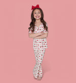DREAM BIG LITTLE CO Cherry Bow Berry Dream Girls Flare Set For Baby Toddler OutfitEveretts Place