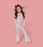 DREAM BIG LITTLE CO Cherry Bow Berry Dream Girls Flare Set For Baby Toddler OutfitEveretts Place