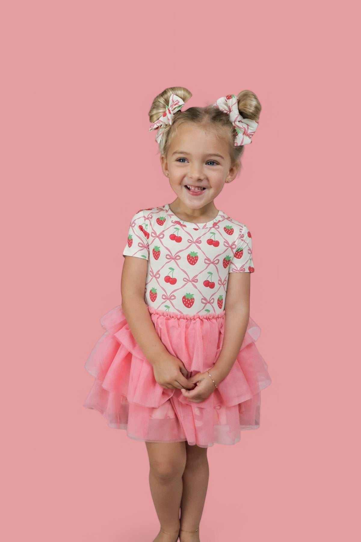 DREAM BIG LITTLE CO CHERRY BOW BERRY DREAM TUTU DRESSEveretts Place