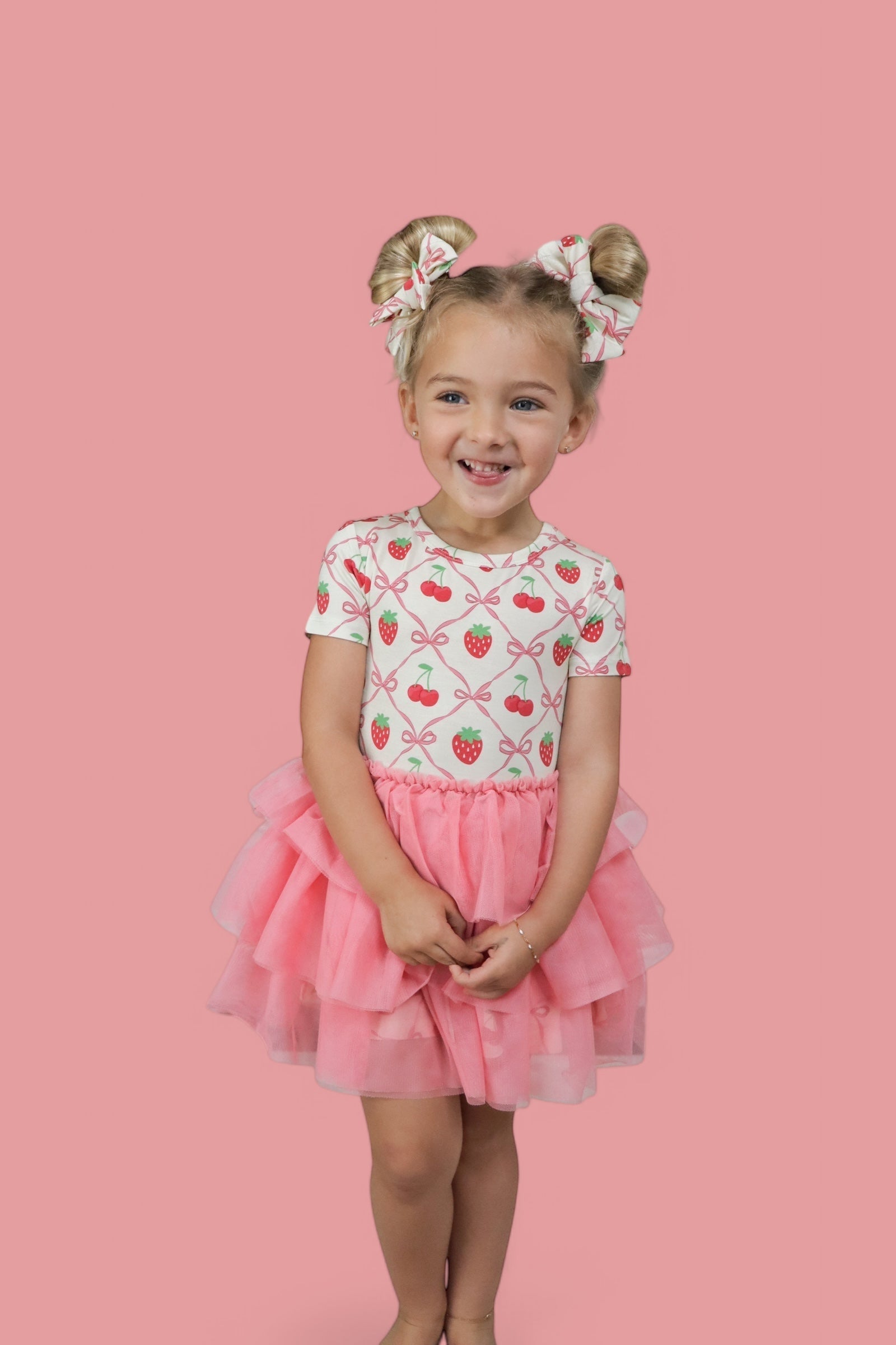 DREAM BIG LITTLE CO CHERRY BOW BERRY DREAM TUTU DRESSEveretts Place