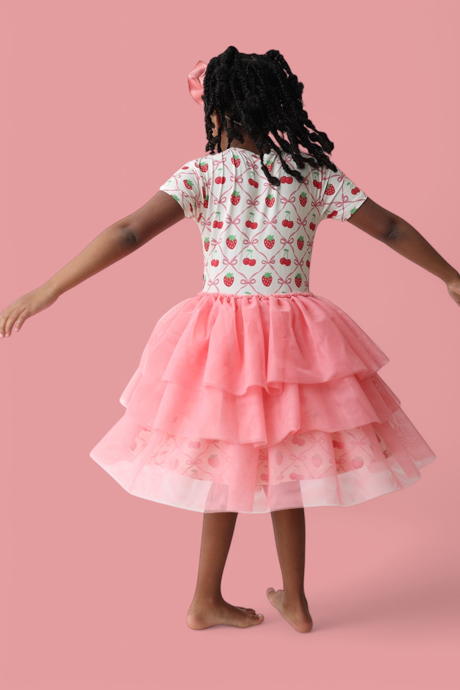 DREAM BIG LITTLE CO CHERRY BOW BERRY DREAM TUTU DRESSEveretts Place
