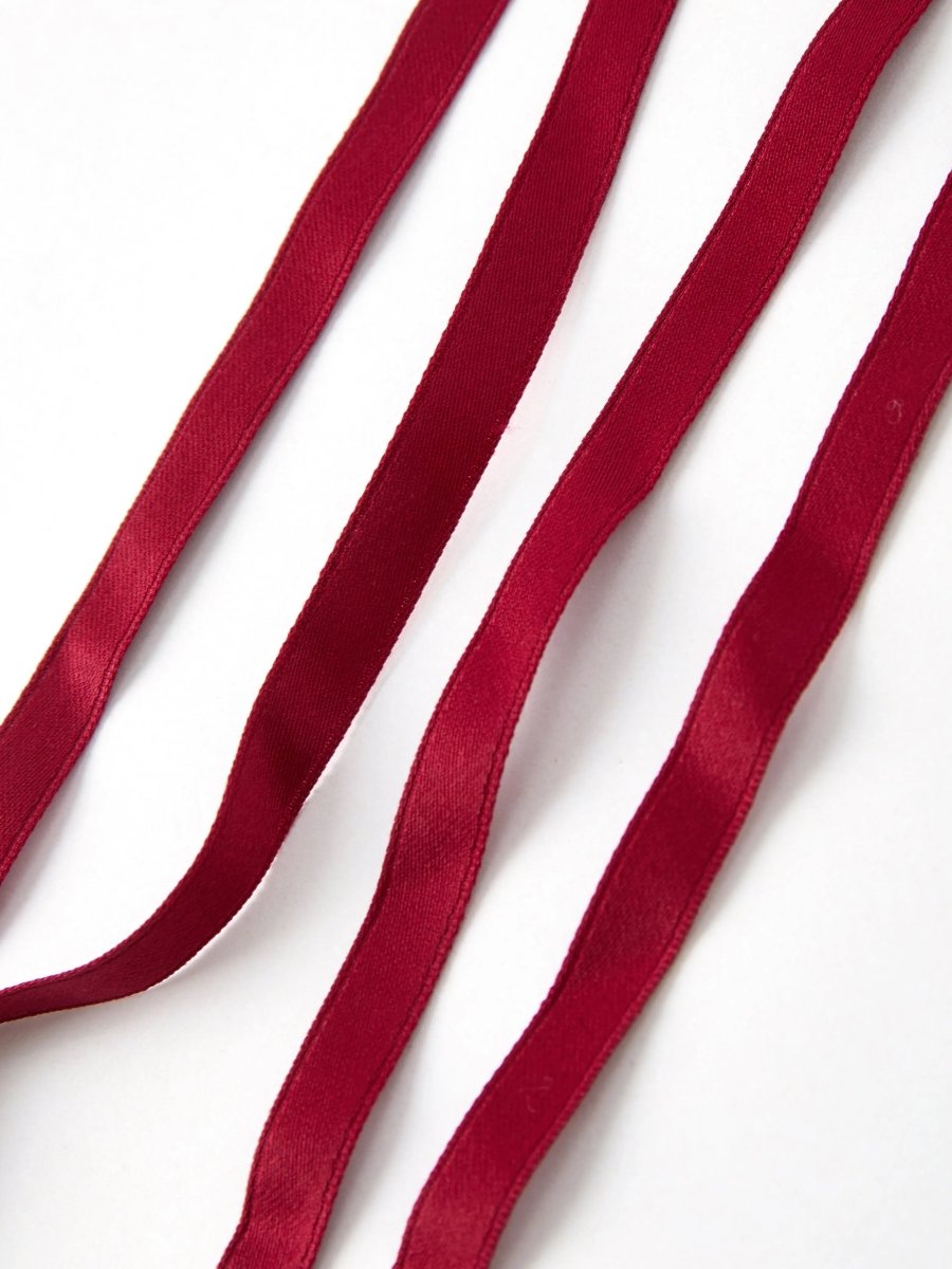 Rylee Faith Designs Cherry Bow Ribbon 4.5 Inch Hairpin - Everetts Place Boutique - 