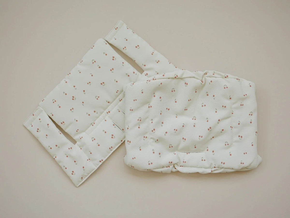 Little Joy Co. Cherry Cushion for the Stokke Tripp Trapp Highchair - Wipeable Cover - Baby Highchair Accessories - 