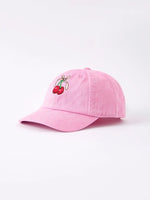 Rylee Faith Designs Cherry Girls Hat with Vibrant Cherry Prints for Stylish Sun Protection - Everetts Place Boutique - 