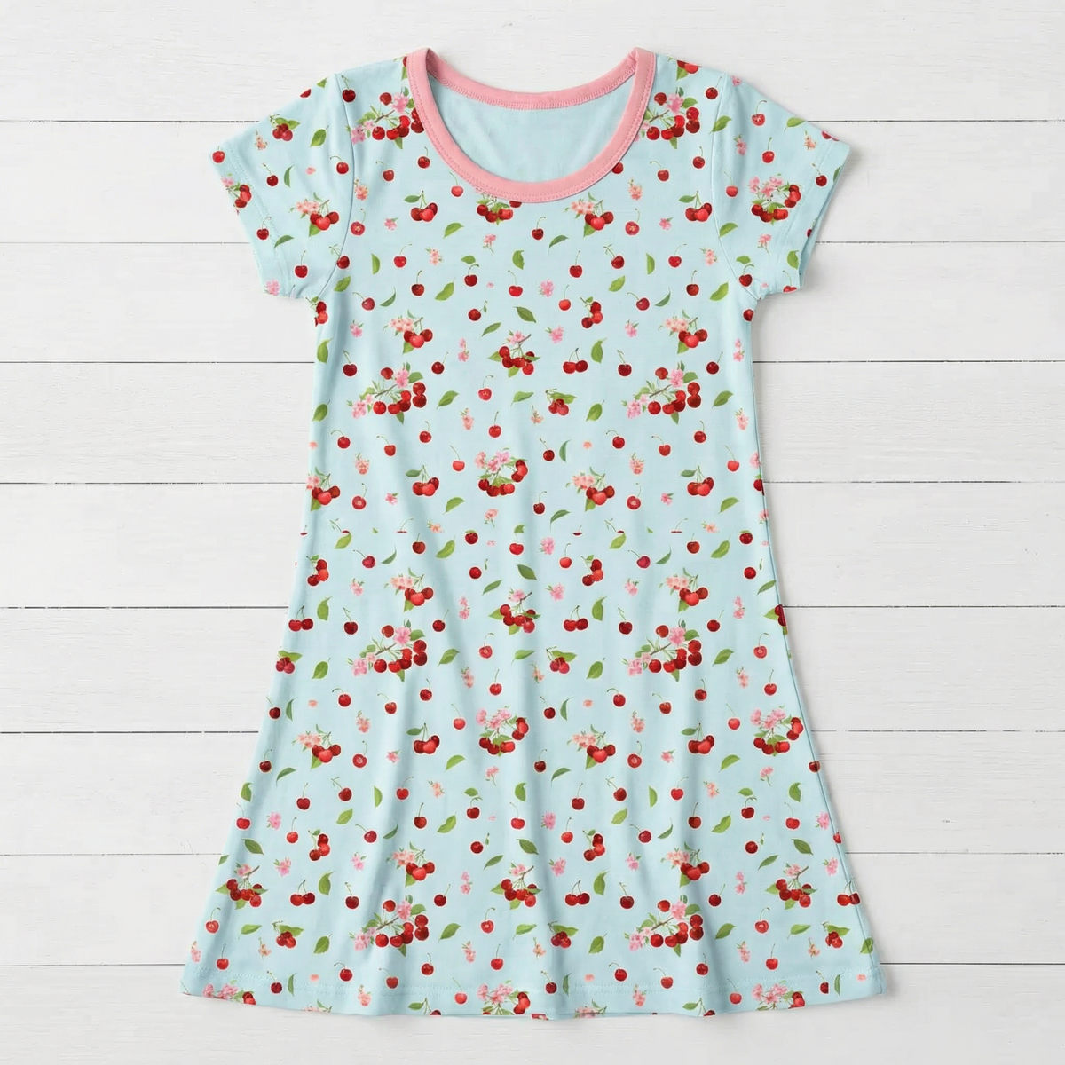 Cherry Kiss A-Line Dress by Bestaroo