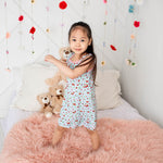 Cherry Kiss Flutter Sleeve Dress by Bestaroo