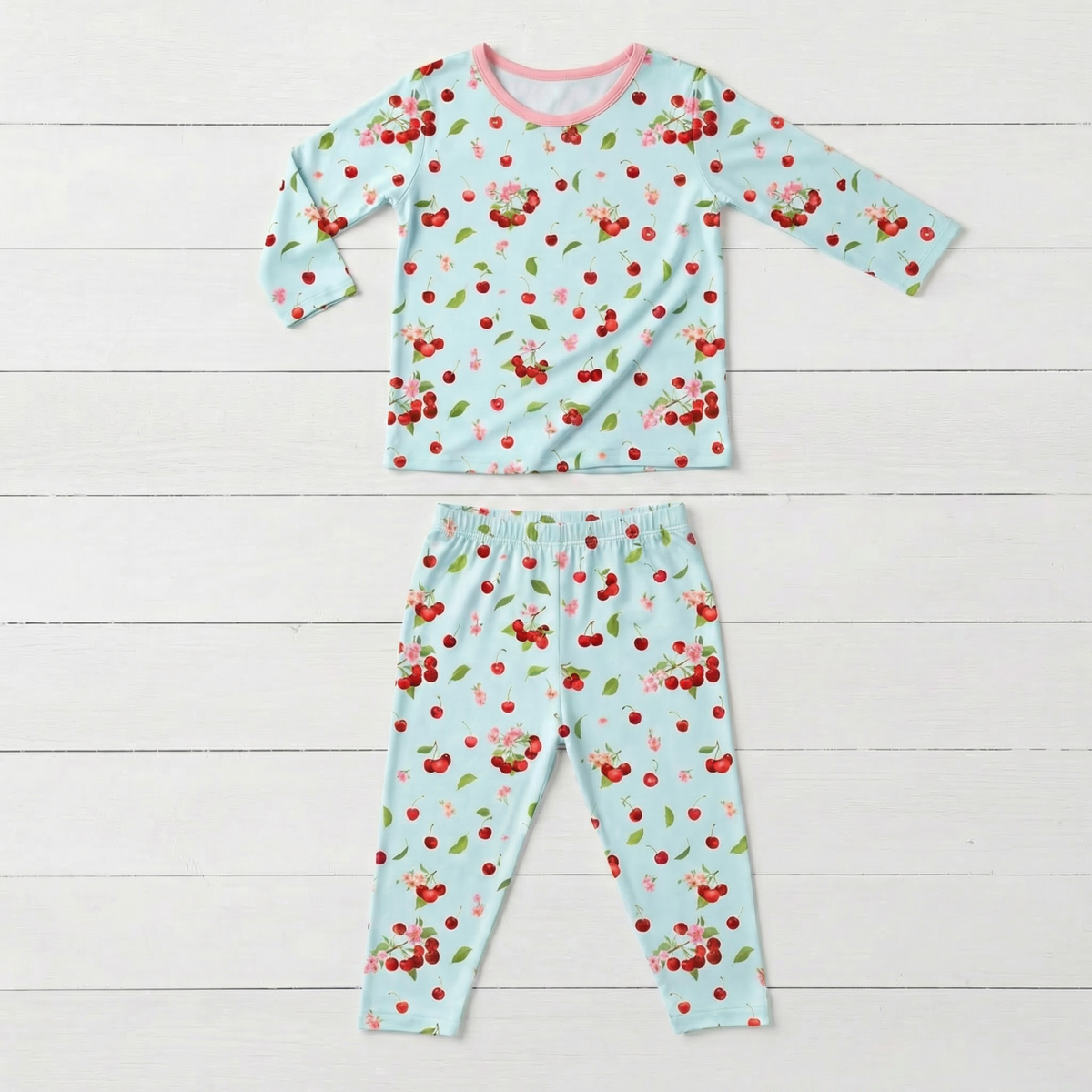 Cherry Kiss L/S Pajama by Bestaroo