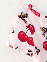 Rylee Faith Designs Cherry Milk Silk Girls Dress for Special Occasions and Everyday Wear - Everetts Place Boutique - 