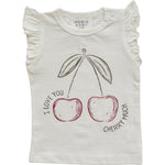 Cherry Ruffle Tee - Baby & Toddler Clothing, Fruit, Produce, Cherry, Active Shirt | Everetts Place