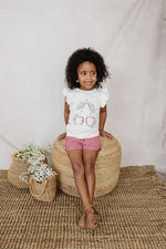 Mebie Baby Cherry Ruffle Tee - 