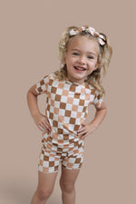 DREAM BIG LITTLE CO CHESTNUT CHECKERS DREAM BOW HAIR CLIPSEveretts Place