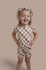 DREAM BIG LITTLE CO CHESTNUT CHECKERS DREAM BOW HAIR CLIPSEveretts Place