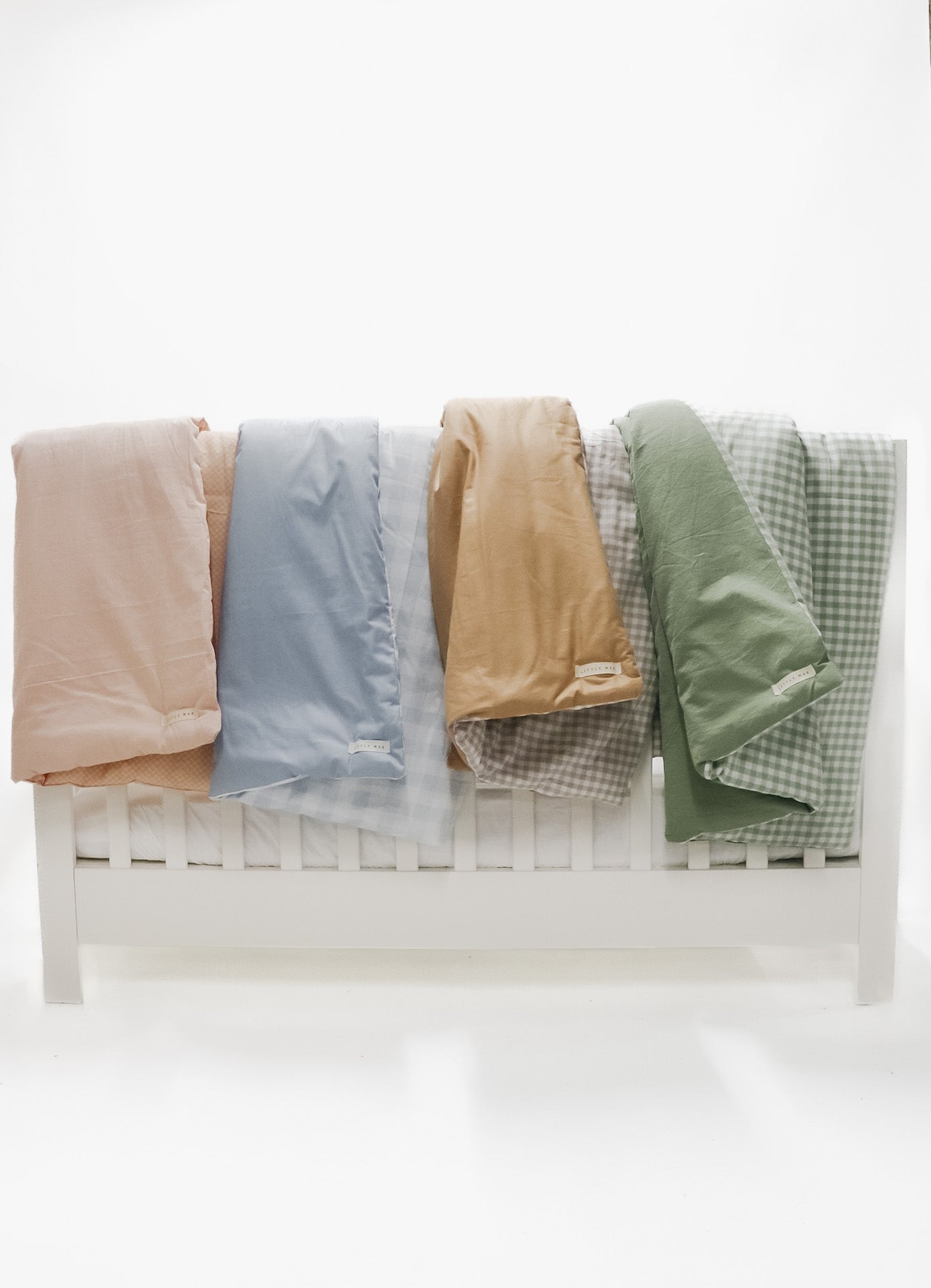 Little Mae & Co Chestnut Gingham Quilted BlanketEveretts Place
