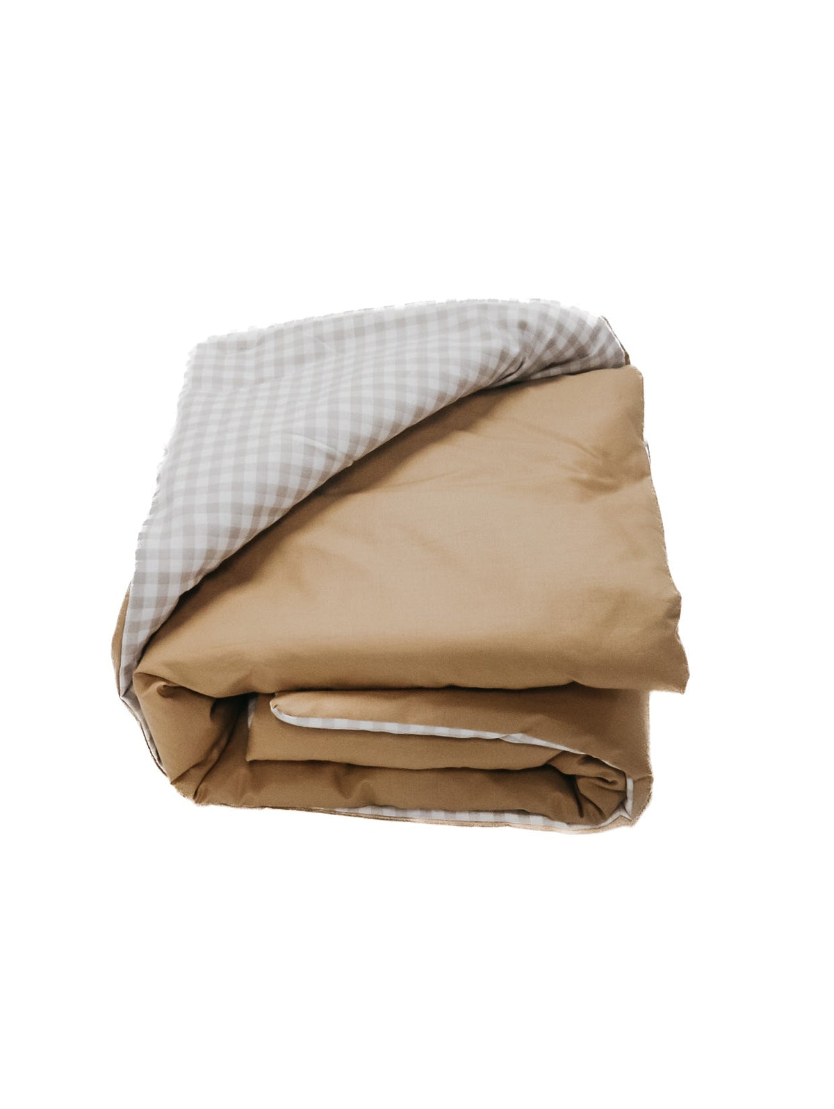 Little Mae & Co Chestnut Gingham Quilted BlanketEveretts Place