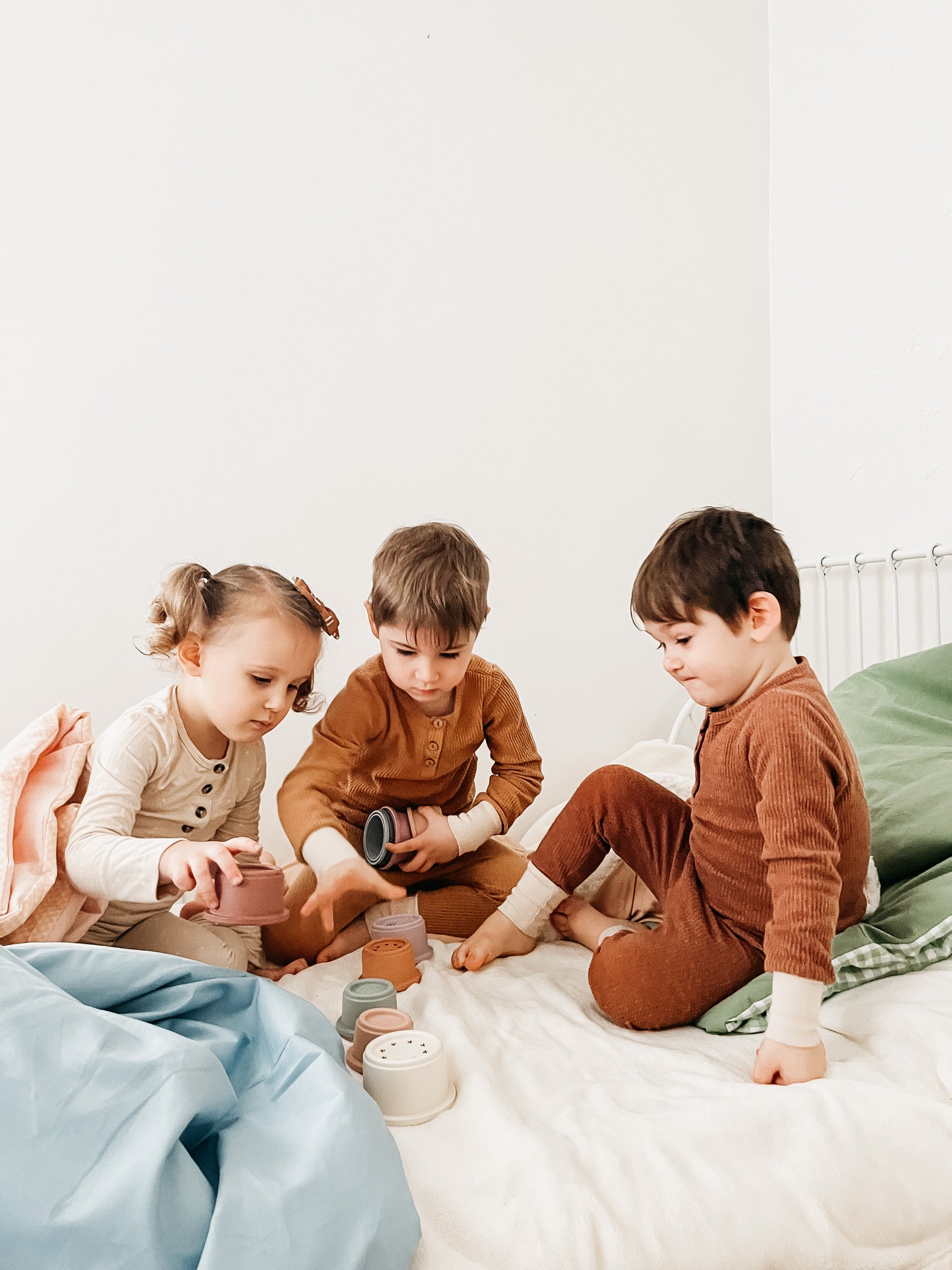 Little Mae & Co Chestnut Gingham Quilted BlanketEveretts Place