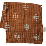 Mebie Baby Chestnut Textile Muslin Burp Cloth Soft Mebie Baby - 