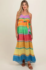 PinkBlush Chic Adjustable Strap Maternity Dress in Multi Color for Expecting Moms - 