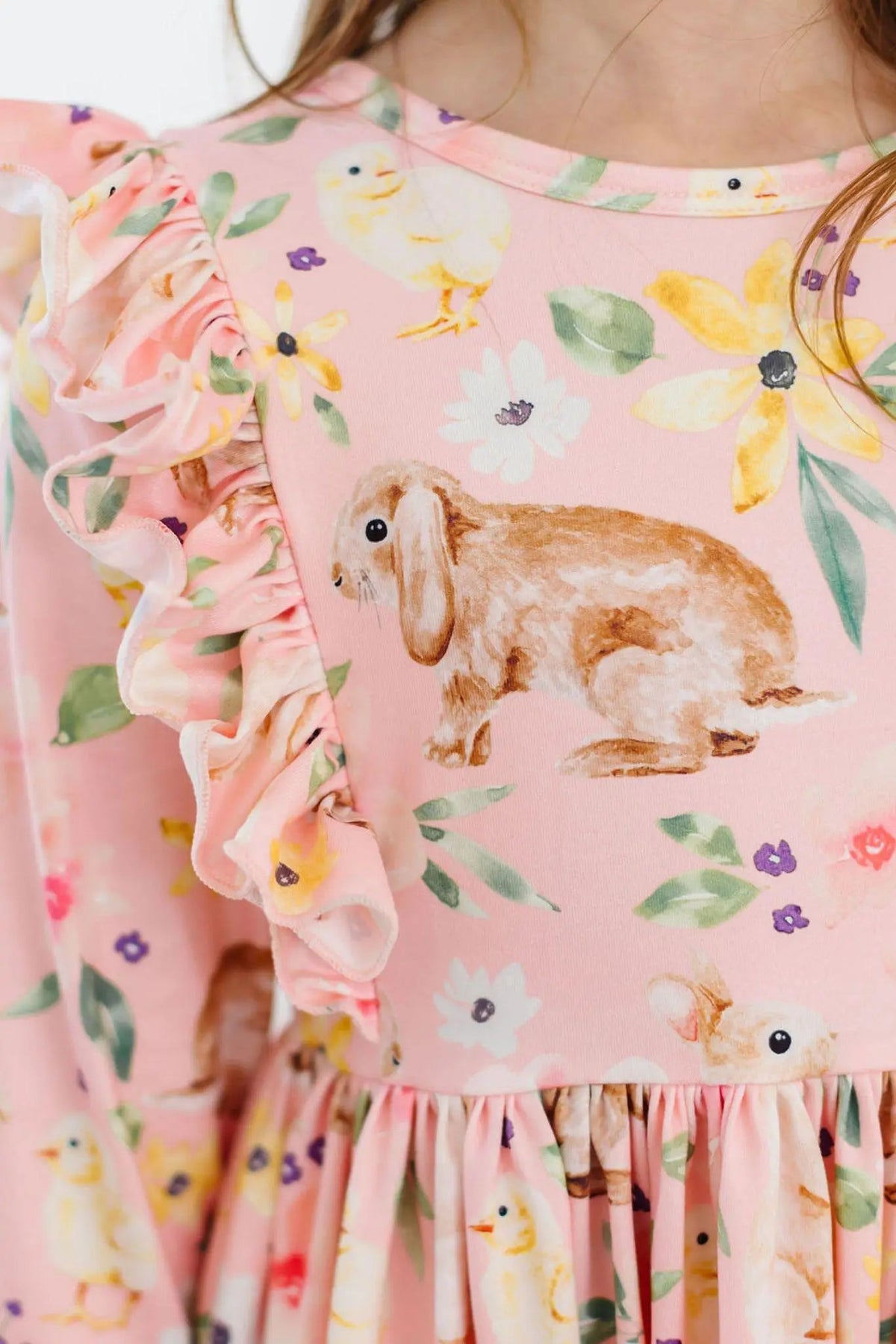 Mila & Rose ® Chicks & Bunnies Ruffle Twirl Dress - 