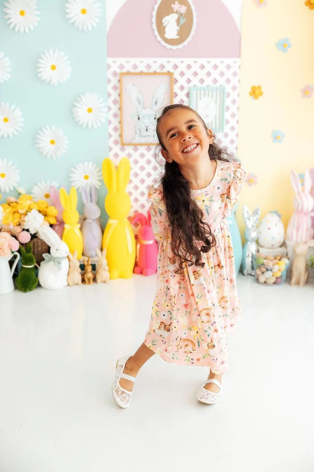 Mila & Rose ® Chicks & Bunnies Ruffle Twirl Dress - 