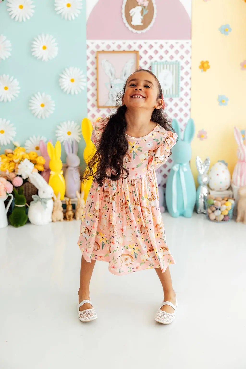 Mila & Rose ® Chicks & Bunnies Ruffle Twirl Dress - 
