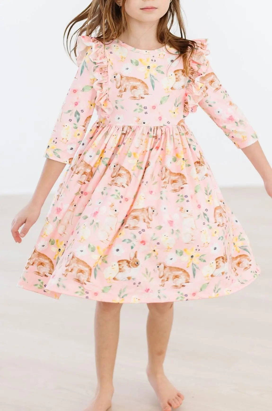 Mila & Rose ® Chicks & Bunnies Ruffle Twirl Dress - 