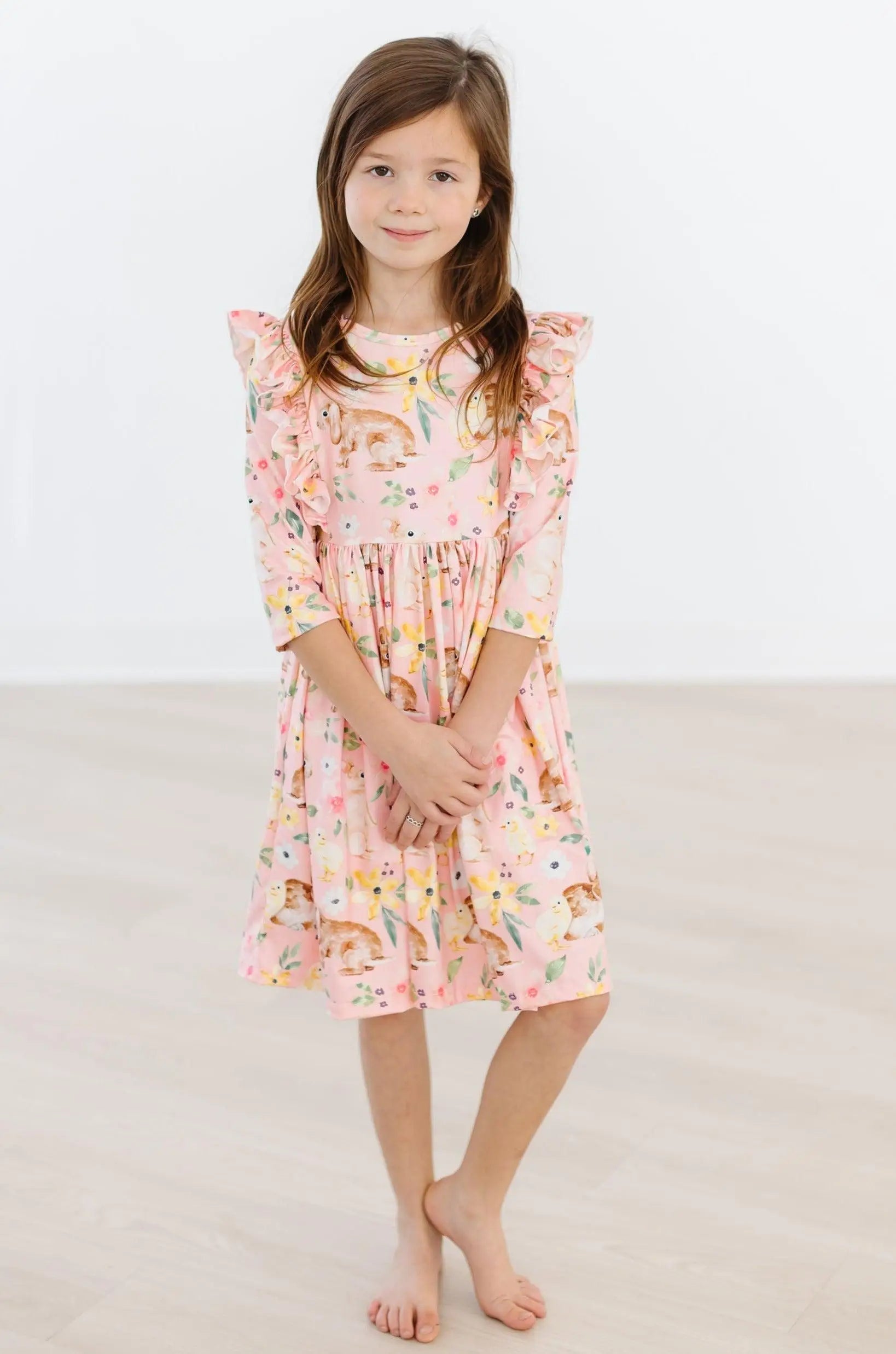 Mila & Rose ® Chicks & Bunnies Ruffle Twirl Dress - 