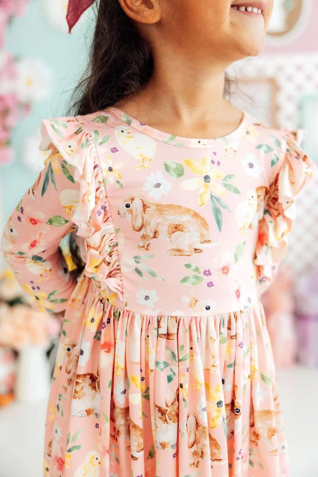 Mila & Rose ® Chicks & Bunnies Ruffle Twirl Dress - 