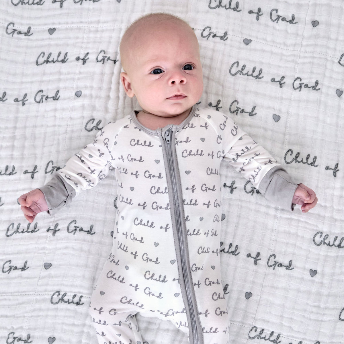 LollyBanks Child Of God Zipper One Piece PajamaEveretts Place